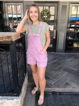 Mineral Wash Knotted Strap Romper