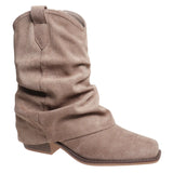 Jett's Taupe Suede Slouchy Boot