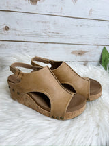 Caramel Carley's Cork Wedges