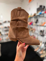 Jett's Taupe Suede Slouchy Boot