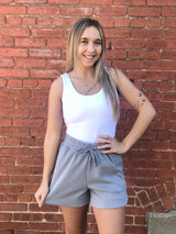 Modal Poly Span Grey shorts