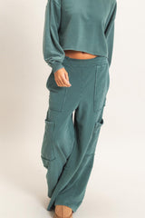 Cargo Wide Leg Lounge Pant