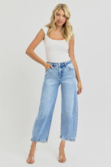 Rylynne's High Rise Barrel Jeans