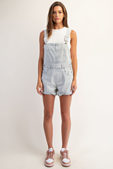 Denim striped Overalls