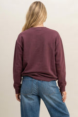 Mineral Wash Crew Neck Sweatshirt