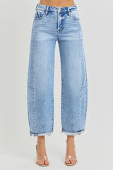 Rylynne's High Rise Barrel Jeans