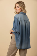 Oversized Denim Tunic