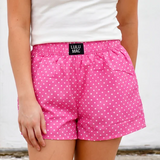Bubblegum Mini Polka Dot Lulu Mac Boxer Short