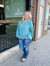 French Terry Outstiched Pullover