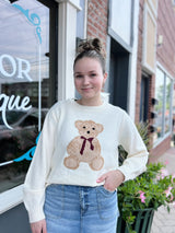 Ivory Teddy Bear Sweater
