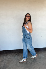 Denim Barrell Overalls