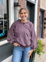 Plum Kangaroo Pocket Hoodie