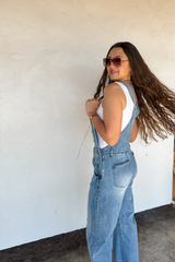 Denim Barrell Overalls