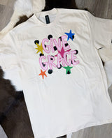 Natural Give Grace Colorful Star  Design Tee
