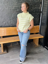 Addy's Mid Rise Distressed Wide Cuff Jeans