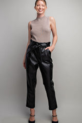 Fitted Mock Neck Tank