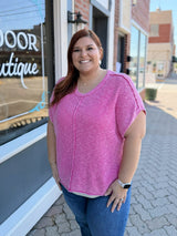 Curvy Out Seam Sleeveless top