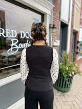 Split Front Button Down Vest