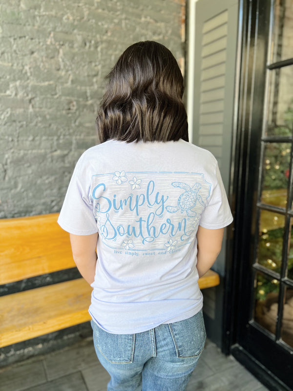 Lavender Simply Southern Tee