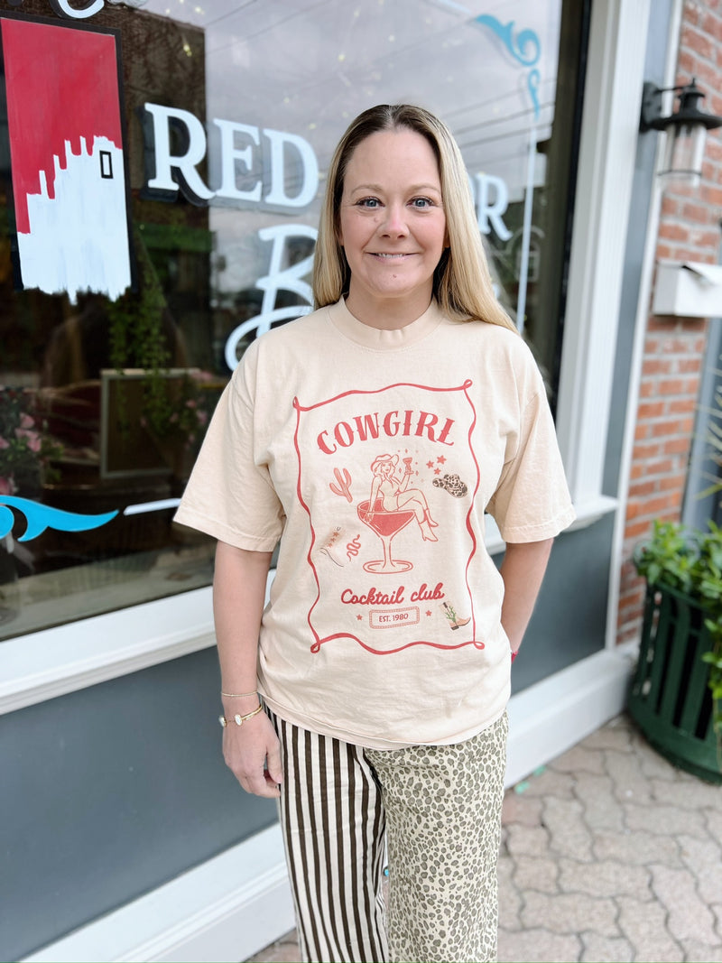 Cowgirl Cocktail Club Tee