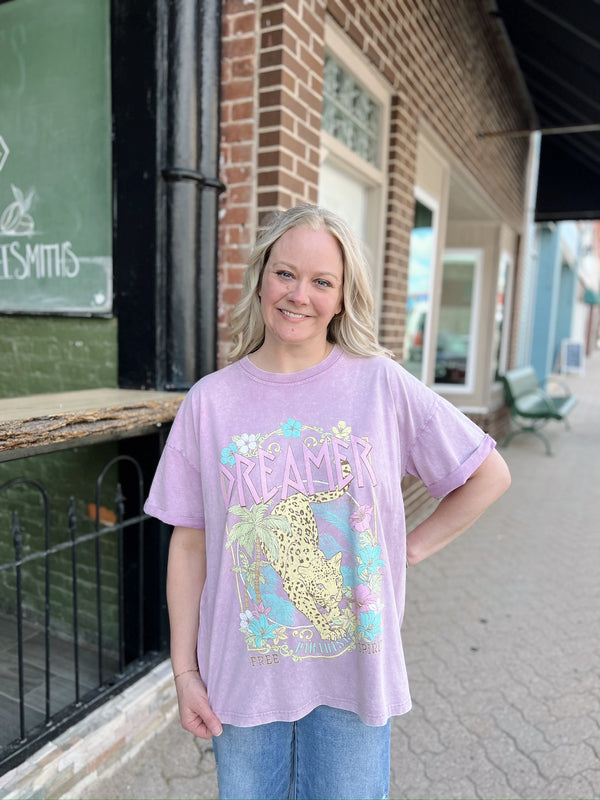 Lavender Dreamer W/ Cheetah Paradise Tee