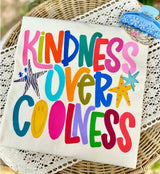 Cream Kindness Over Coolness Tee