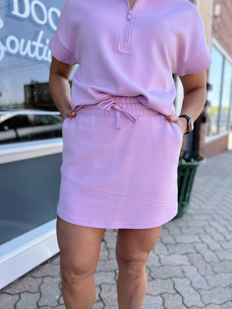 Modal Poly Span Skort