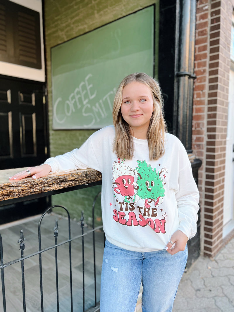 Ivory Tis The Season Sweatshirt