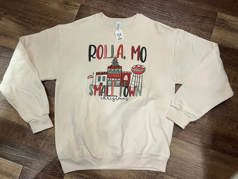 Rolla, MO Small Town Christmas Sweatshirt