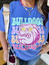 Bulldogs Neon Mascot Tee