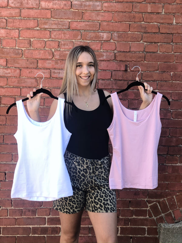 Butter Yoga Fabric Round Neck Lined Tank