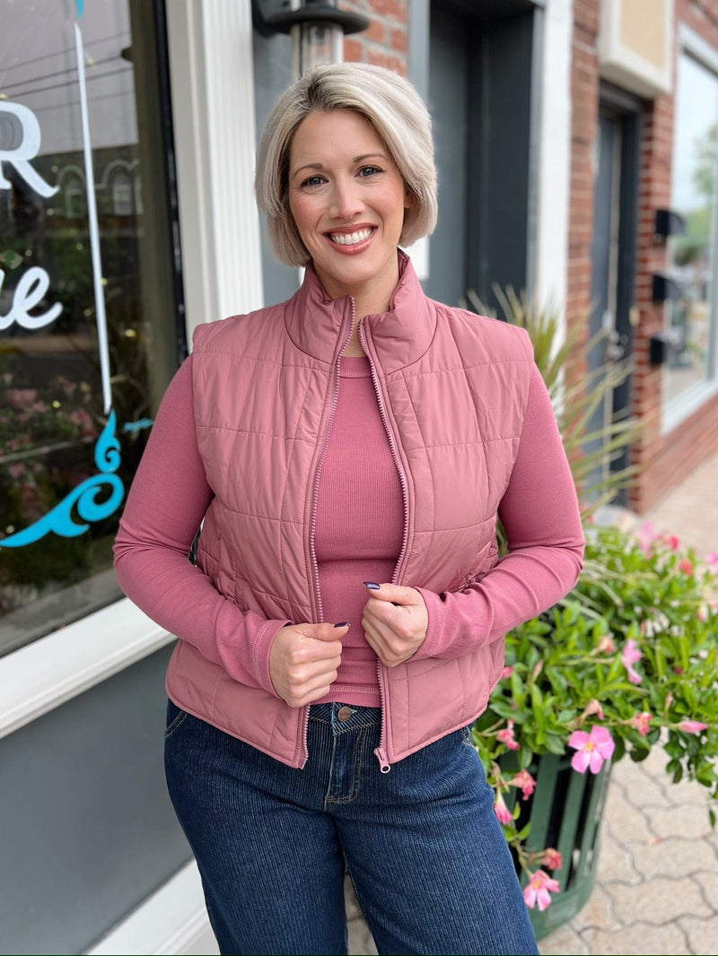 Basic Light Weight Quilted Vest