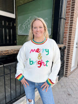 Merry and Bright Multicolor Sweater