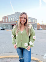 Heavy Knit Daisy Sweater