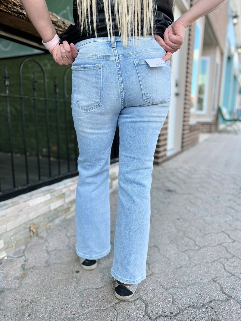 Shonnie's Light Wash Straight Leg Jeans