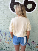 Yellow Short Sleeved Cardigan