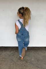Denim Barrell Overalls