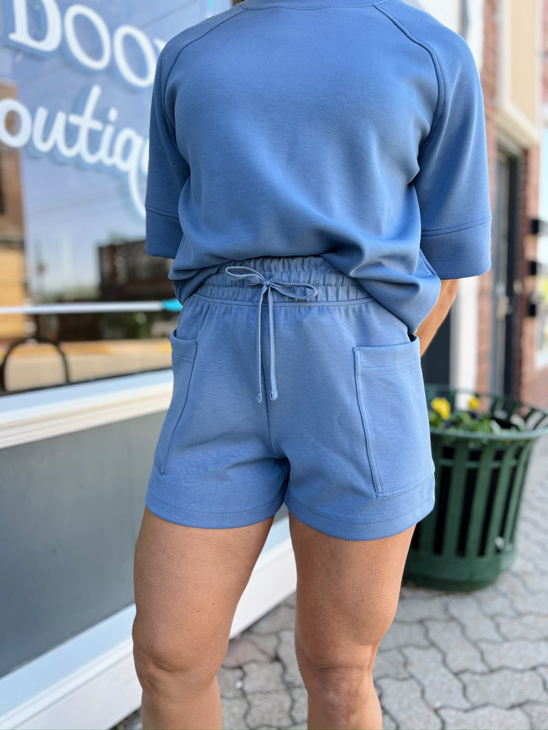 Patch Pocket Scuba Shorts
