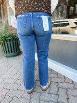 Maya's TC High Rise Ankle Straight Jeans