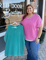 Curvy Out Seam Sleeveless top