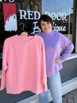 Scuba Pullover With Side Slits