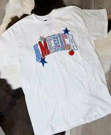 White America Cherry Design Tee