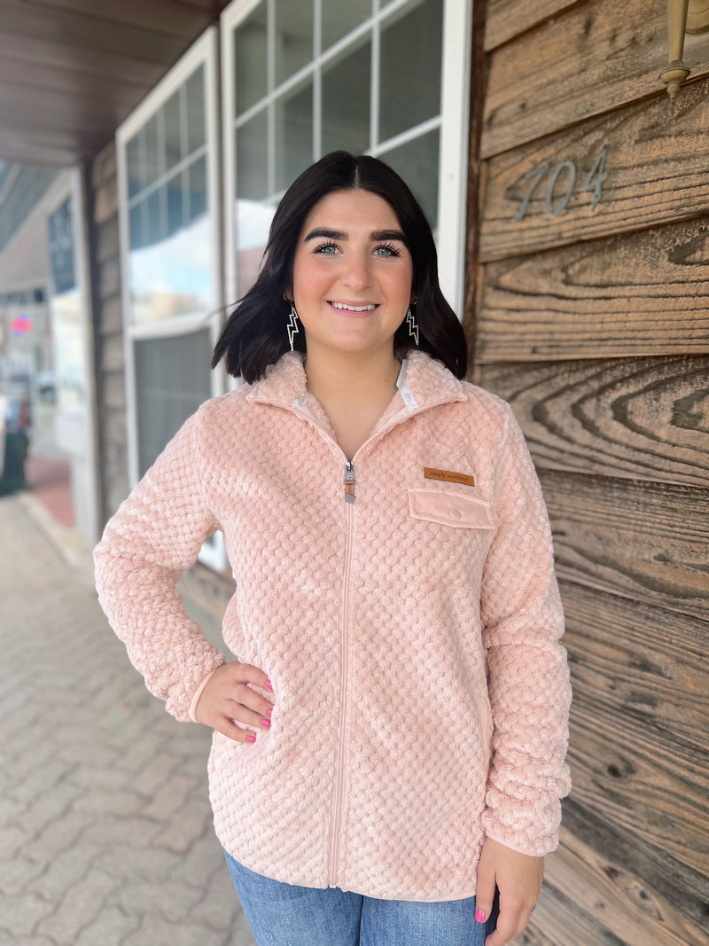Simply Southern Light Pink Pullover