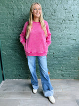 Caroline's High Rise Wide Leg Cuffed Hem Jeans