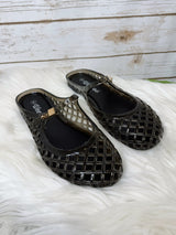 Bobbie's Black Jelly Slip On Shoes