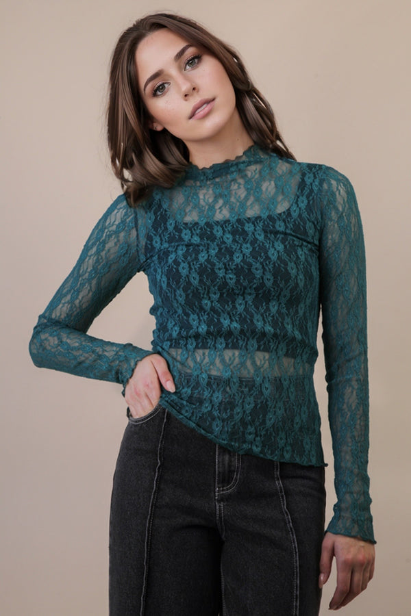 Lace Layering Top