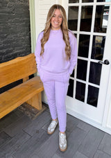 Scuba Mock Neck Pullover and Joggers Set