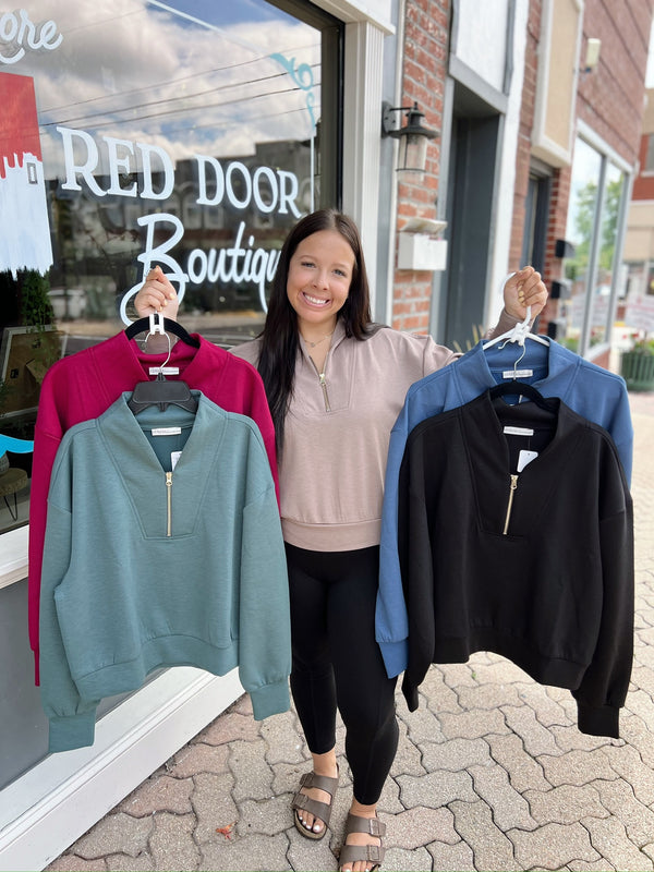 Scuba Half Zip Long Sleeve Pullover