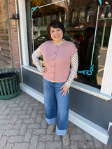 Lila's Mid Rise Straight Cuffed Jeans