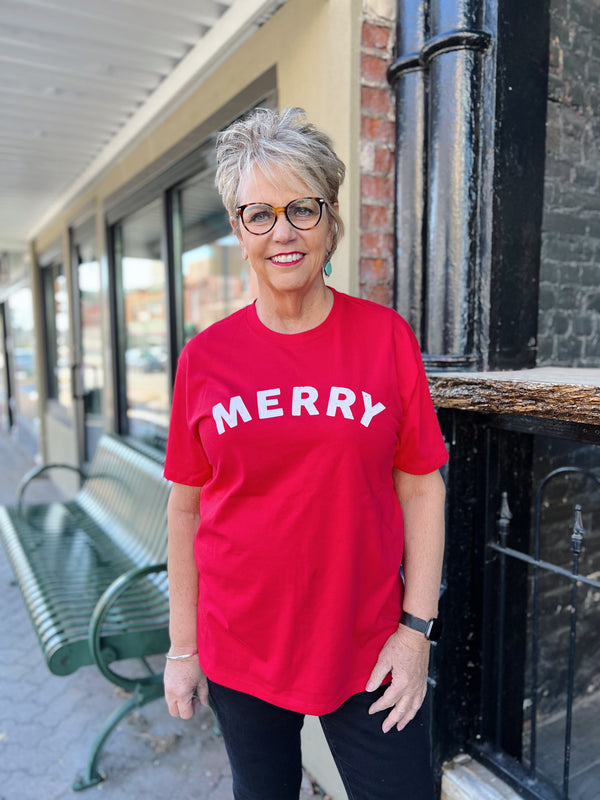Red Merry Tee
